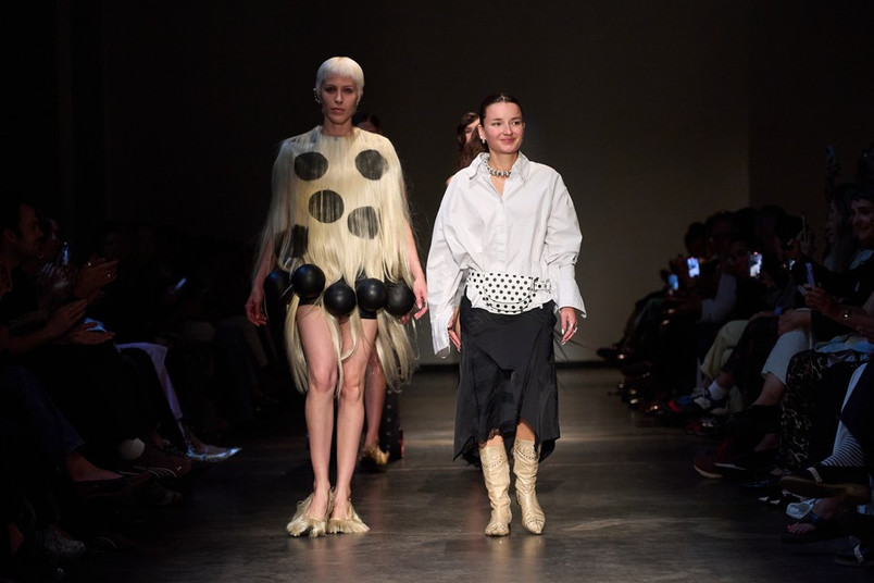 Modeller på catwalk