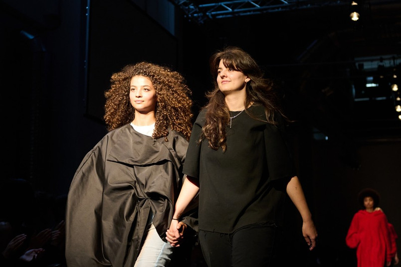 Modeller på catwalk