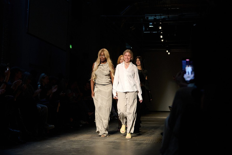 Modeller på catwalk