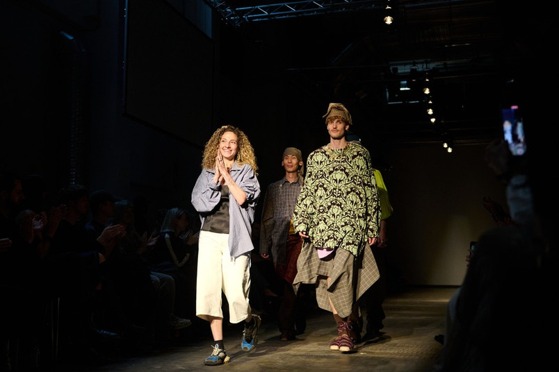 Modeller på catwalk