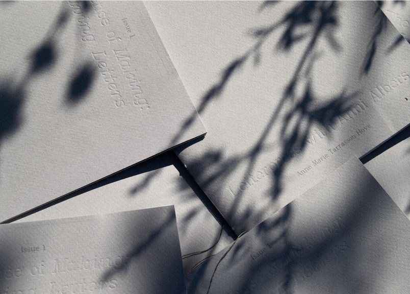 The Sense of Making - Weaving Letters Letterpress with Anni Albers