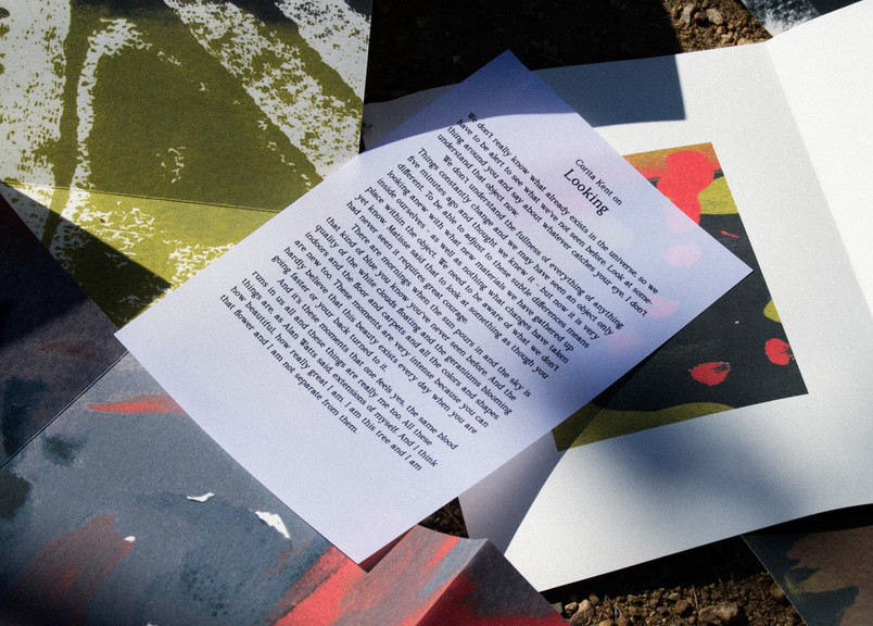 The Sense of Making - A Mark, A Trace Silkscreen with Corita Kent