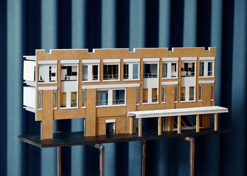 Bearbejdet ydre facade (1:50)
