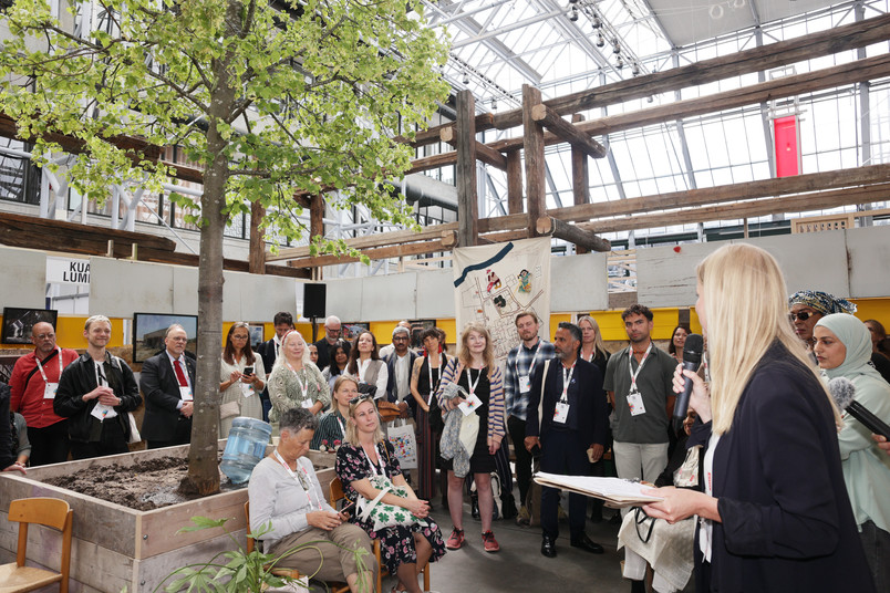 Opening of the Rebuilding Pavilion