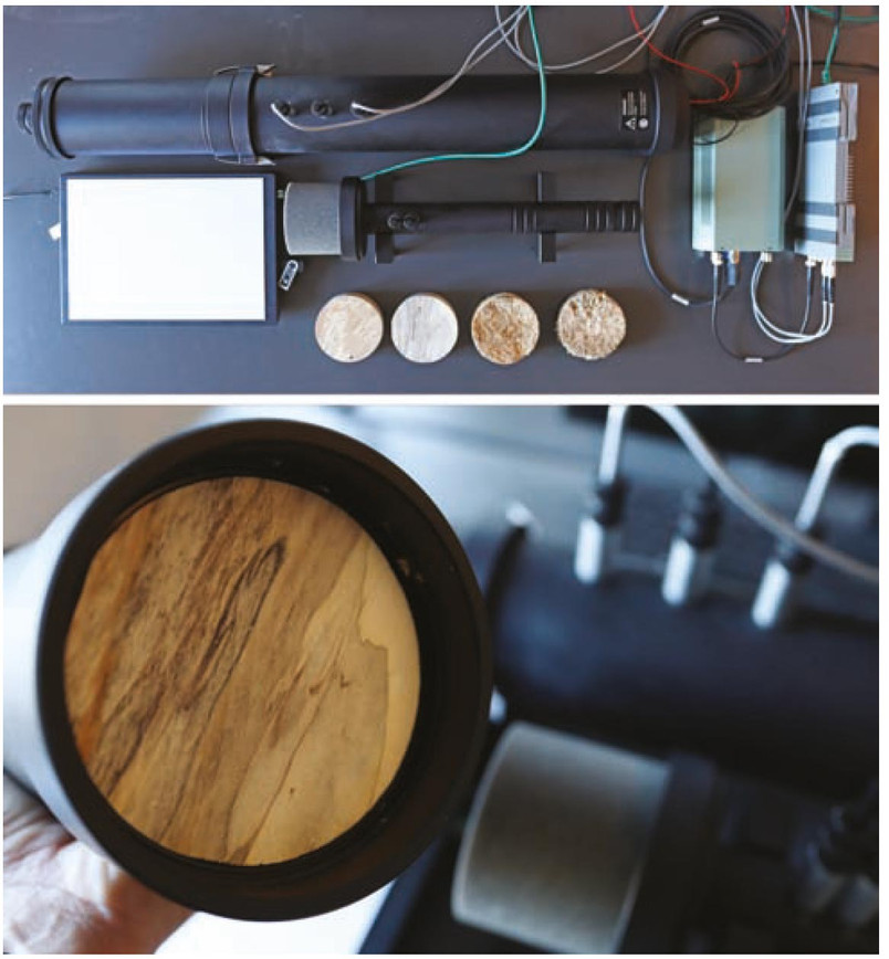 Project Poplar and Mycelium Acoustics - Impedance Tube testing