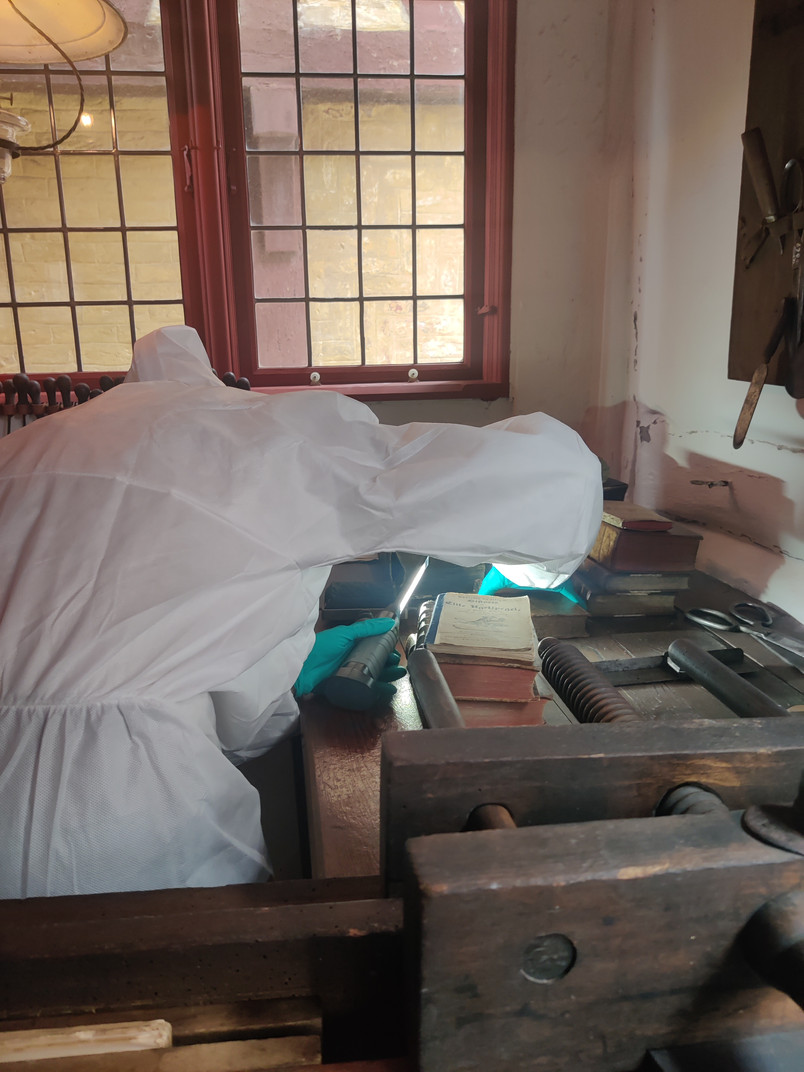 Items inspection in an open air museum