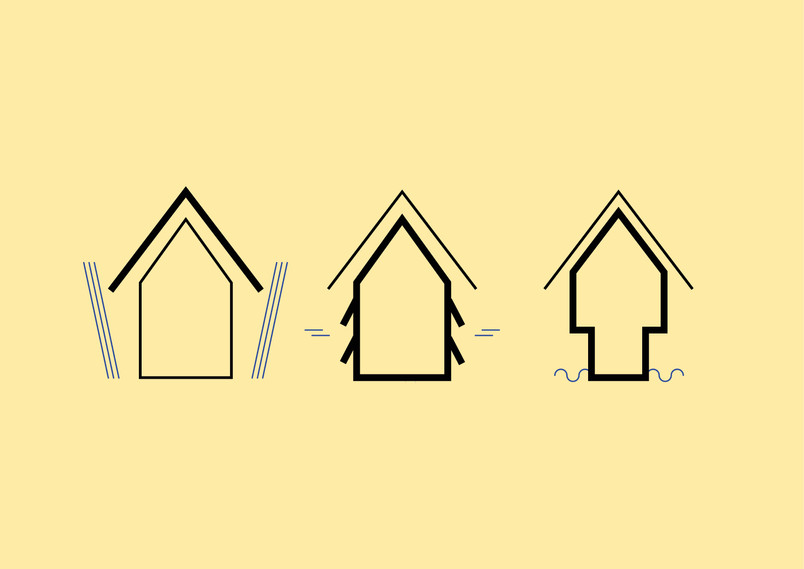 Principle drawings of constructive preservation