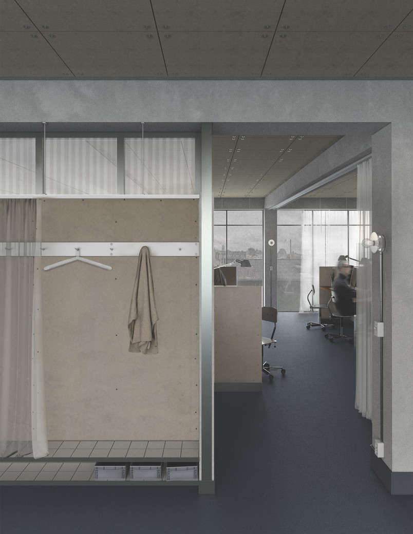 1.sal / Kontorfællesskab / Visualisering