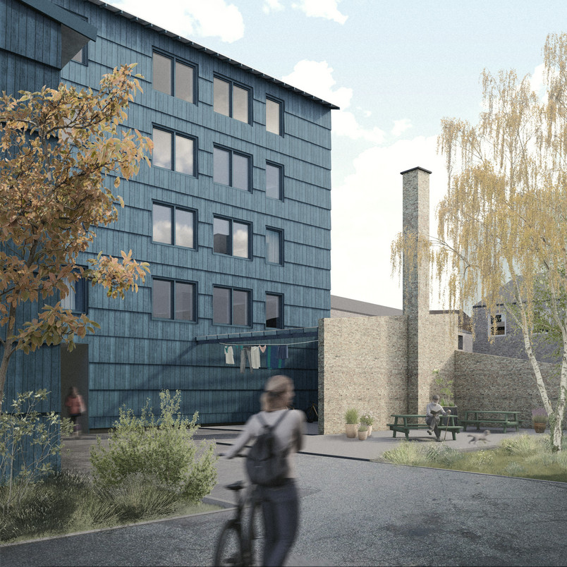 Visualisering fra Bryggerigårdens boligområde
