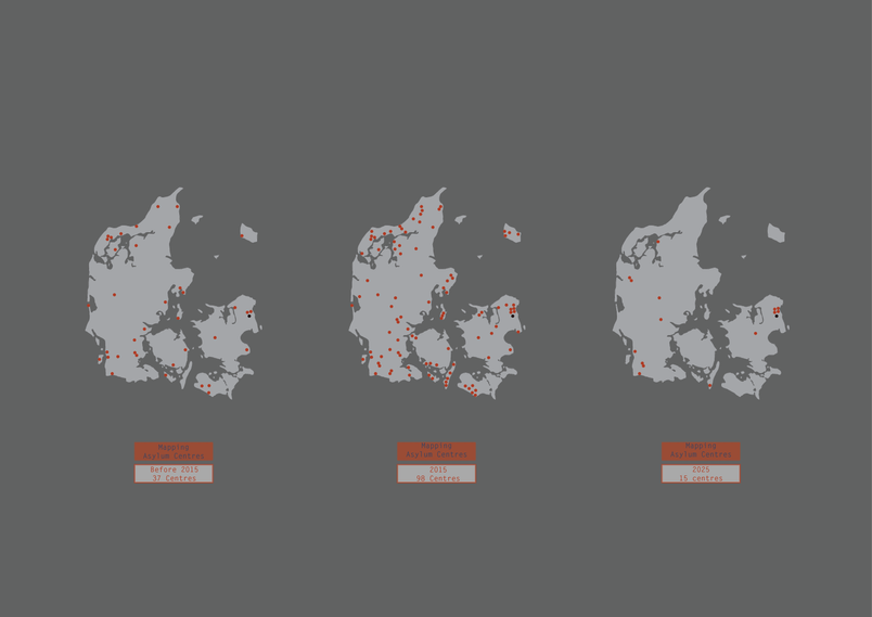 Mapping Asylum Facilities in Denmark, over time