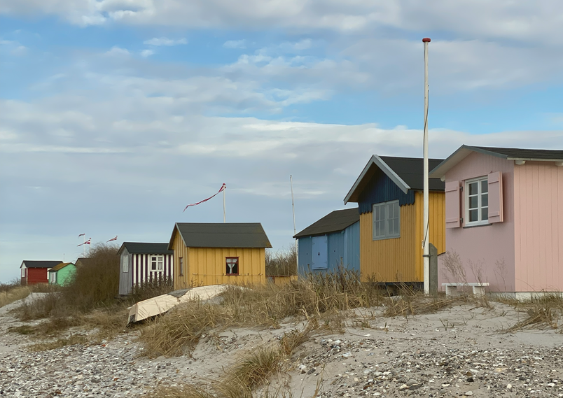 Fotos af landskabet og strandhusene på tangen - 2026