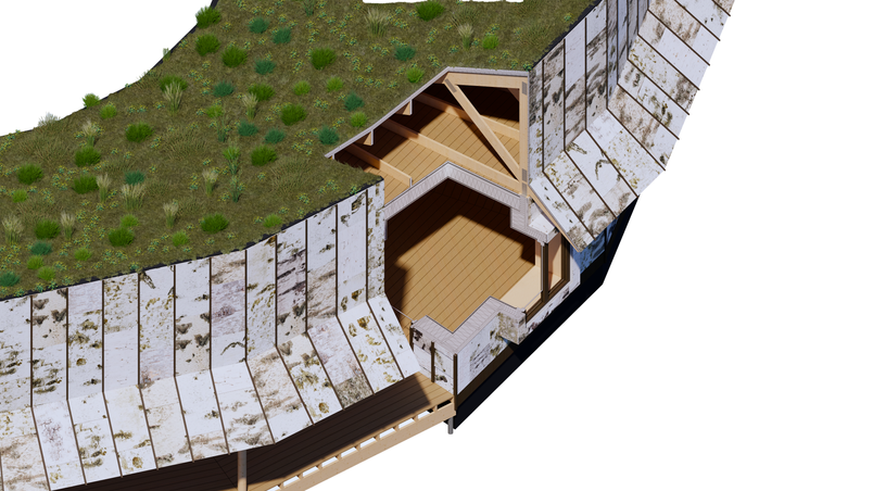 isometric section — with excerpt from the model