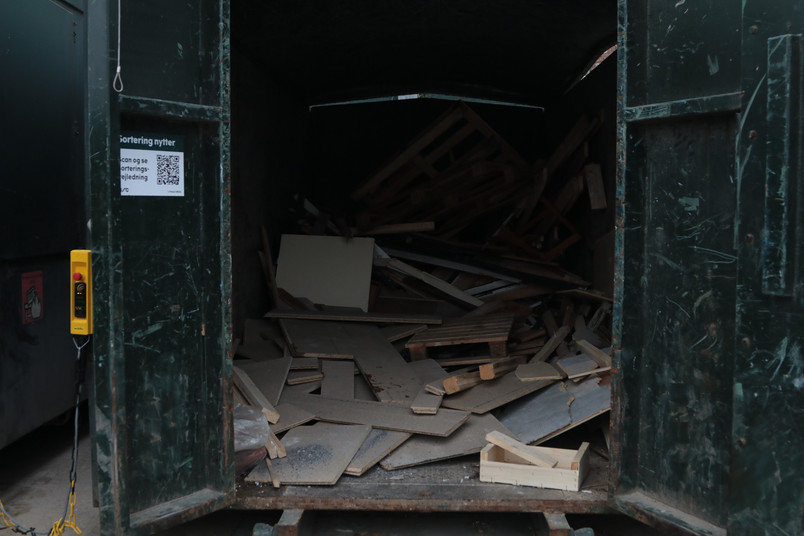 Discarded timber