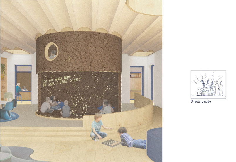 Visualistion of primary school common area