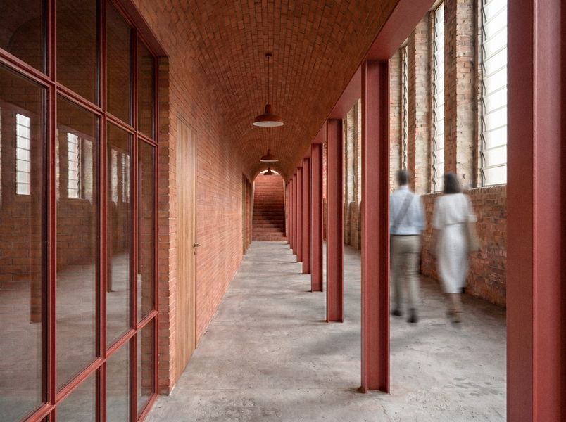 Interior visualisation of corridor