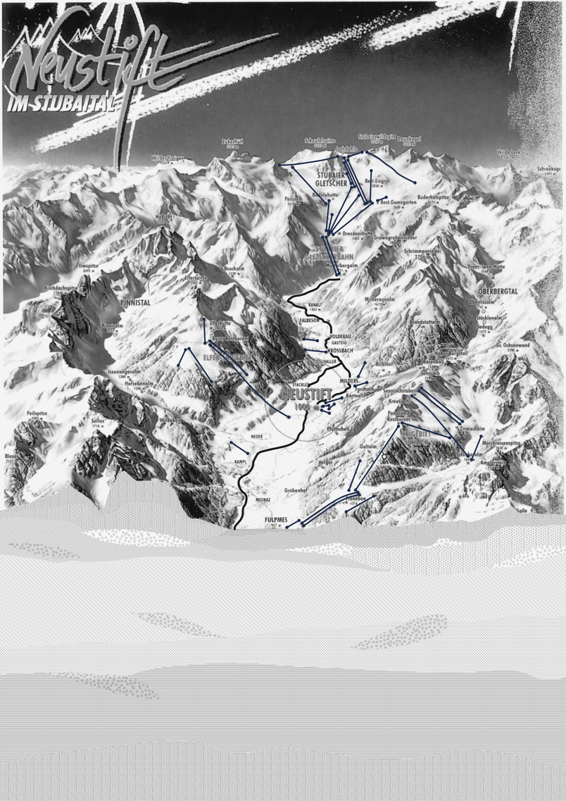 skilifts in the Stubaivalley area