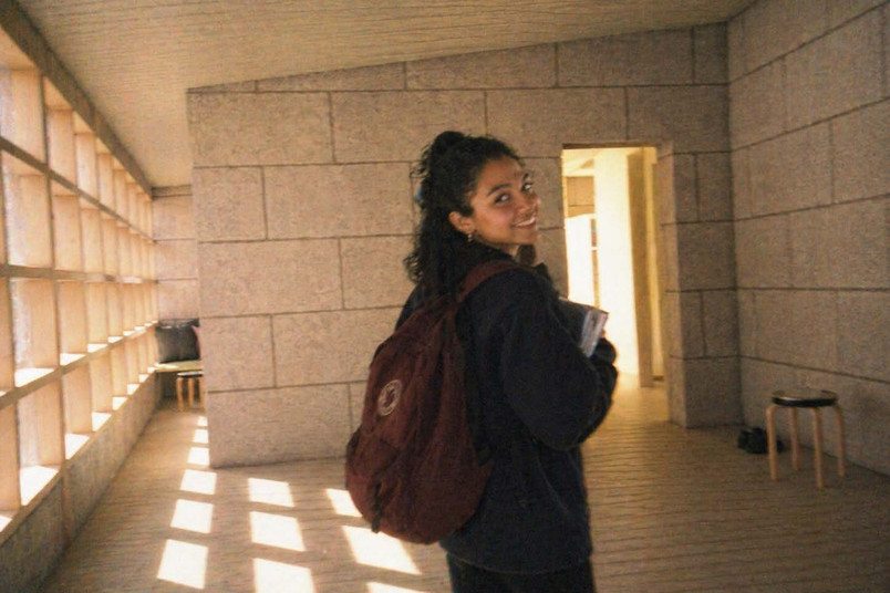 in hallway