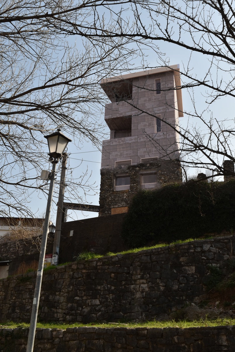 tower visualisation with ruin.