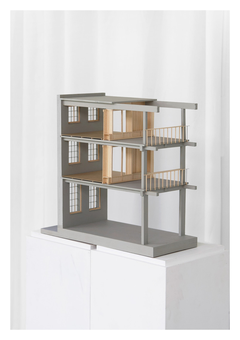 Modelfoto 1:33, Atrium & kontor