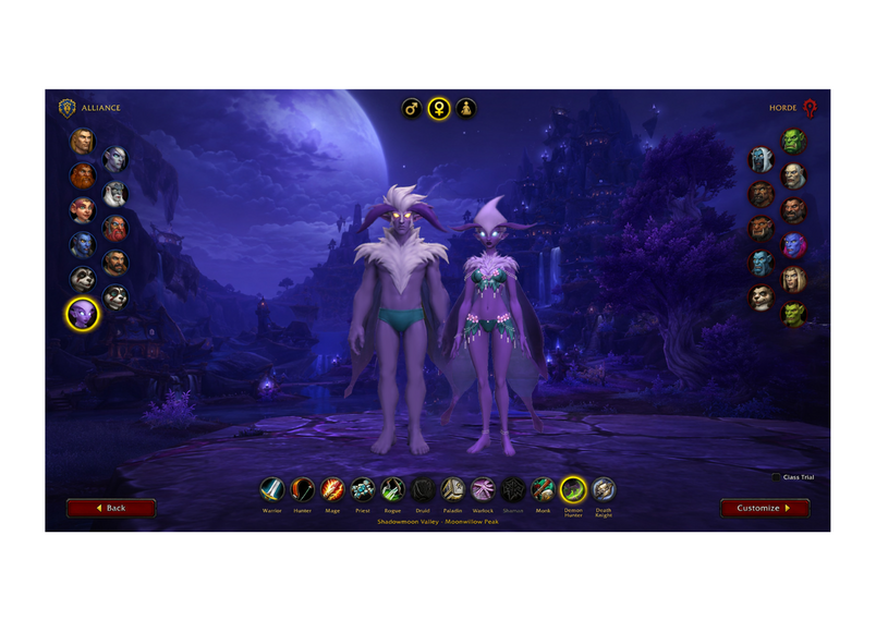 Character Creator Page