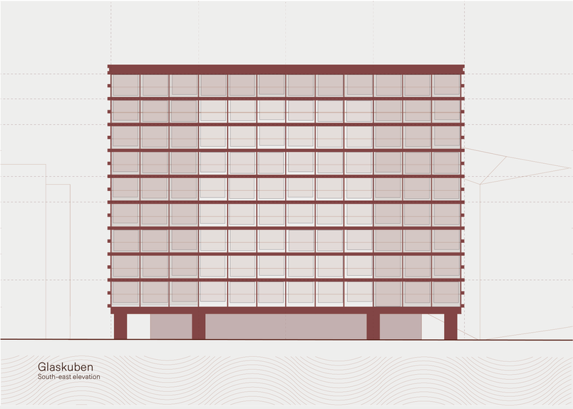 Glaskuben Elevation
