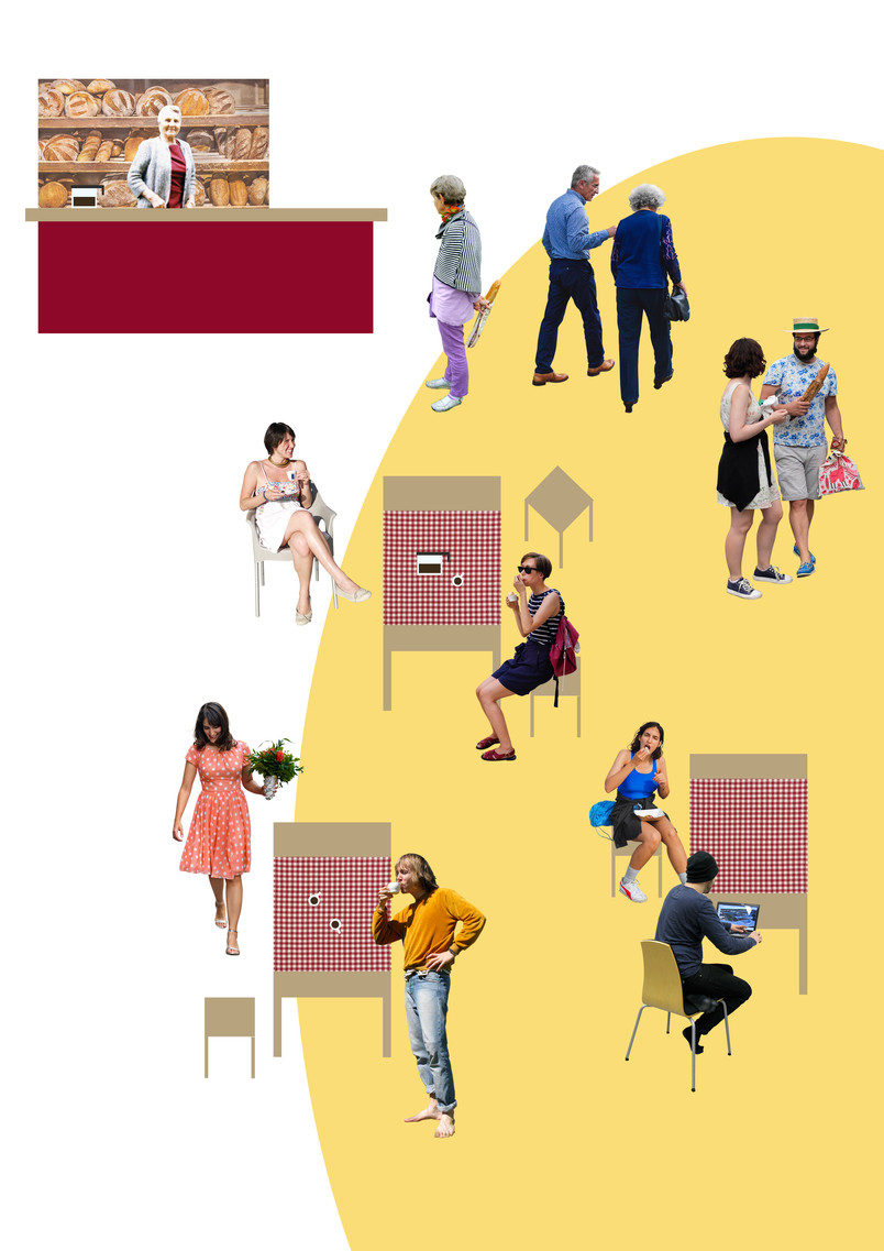 Proposed programme - collage of cafe 