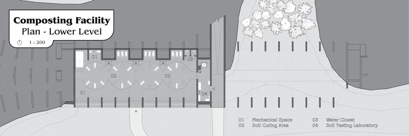 Composting Facility Lower Level Plan