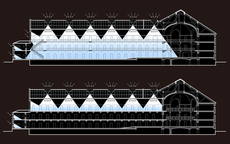 Daylight analysis section