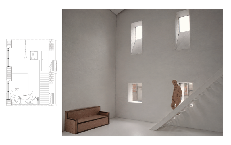 Cell Door Opening as Interior Window