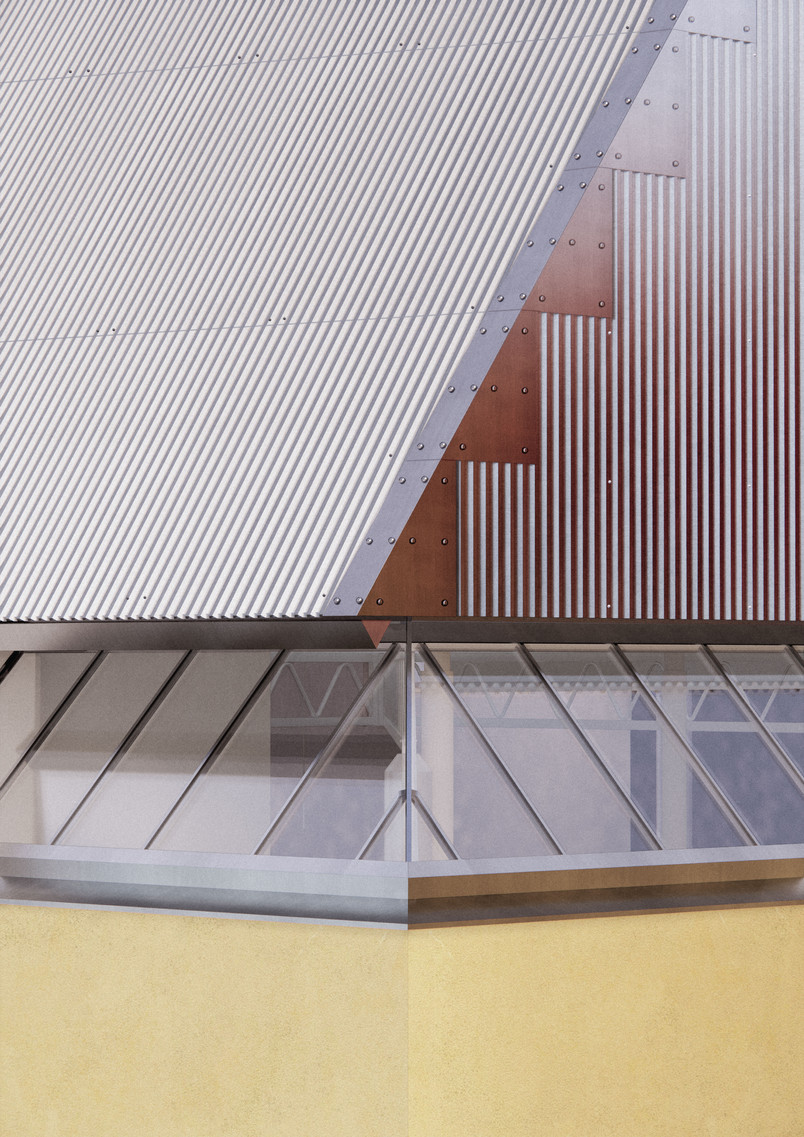 Visualisering - detalje af taginddækning