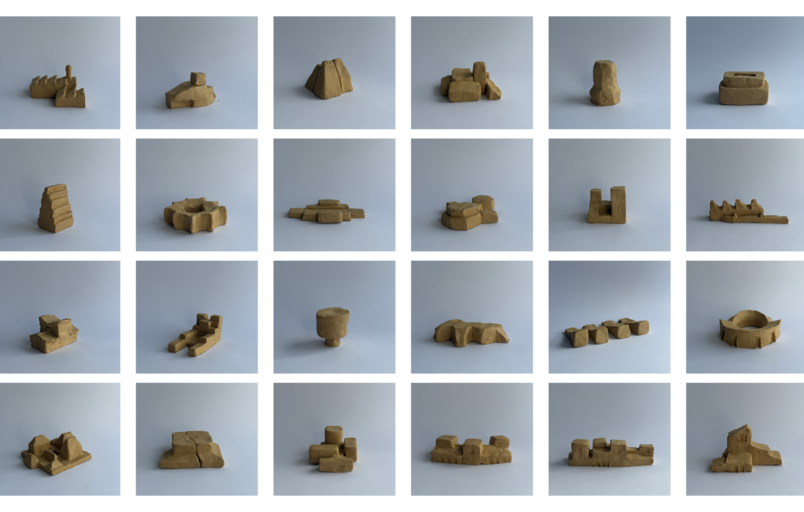 Figurstudie i ler