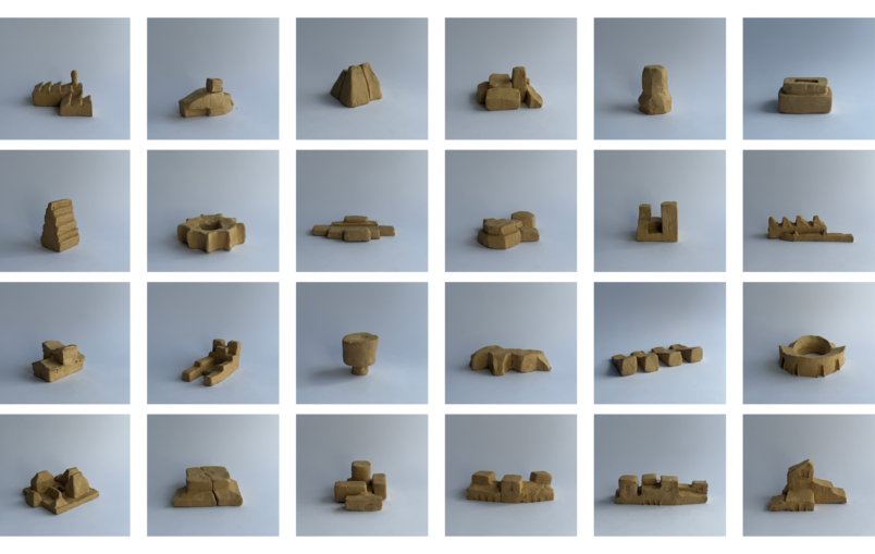 Figurstudie i ler