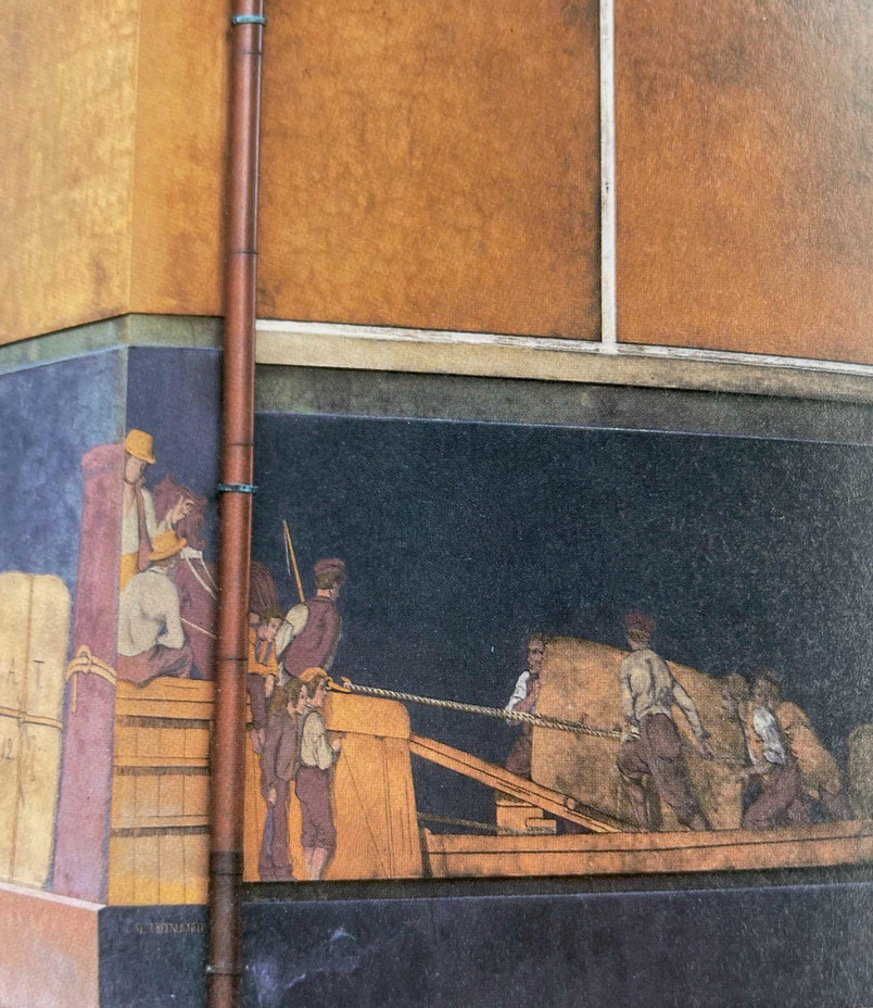 ROPE . STRUCTURAL ORNAMENT . AND A CARRYING SYMBOLIC VALUE .  THE ROPE CONNECTING PEOPLE . MAKING IT POSSIBLE TO CARRY THE WEIGHT . TOGETHER .EXCERPT FROM SONNES FRIZE . THE FACADE OF THORVALDSENS MUSEUM