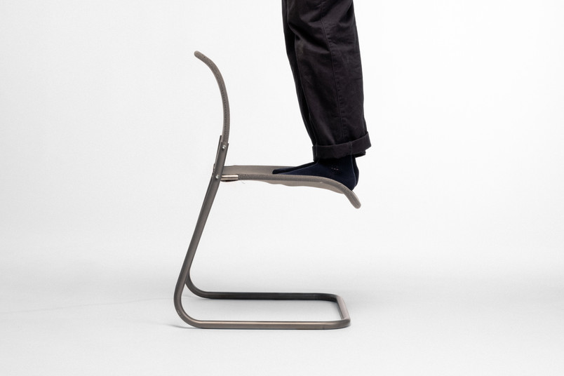 Strength testing KA1 Cantilever Chair