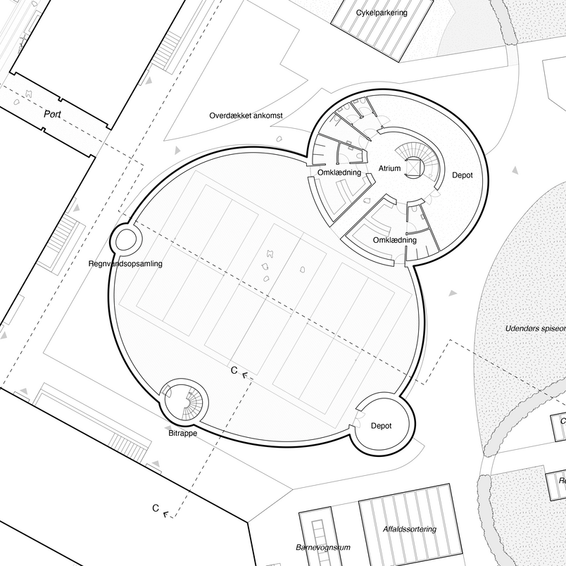 Plan af projektets kælderetage