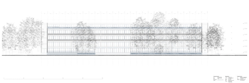 Facade mod byen / Opstalt / 1:100
