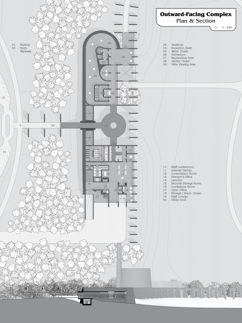 Outward Facing Complex Ground Level
