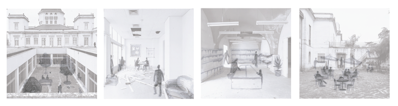 Sketches of Different Usages of the Palace UnderBelly
