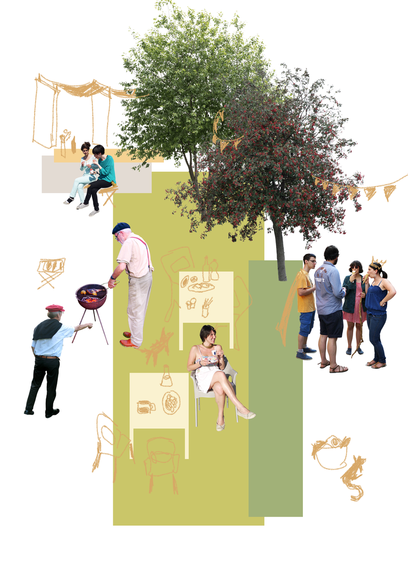 Proposed programme - collage of social barbecque