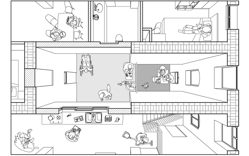 Spatial Character Perspective | wing A & D