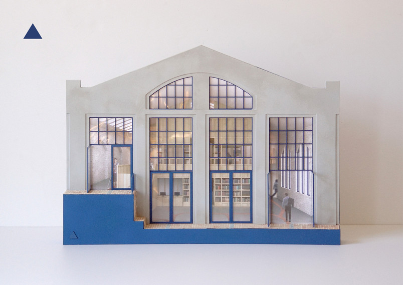 Model 1 of the new facade of Remisen
