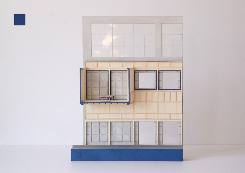 Model 2 of an elevated Passage going into the school