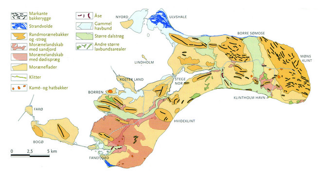 geologi, Møn