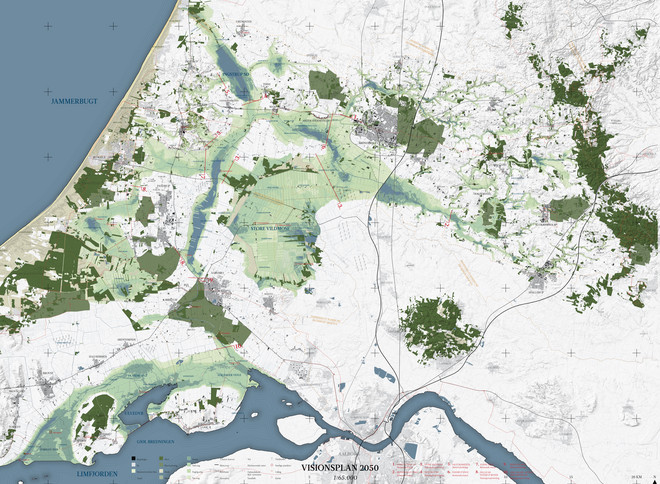 Åen får igen plads, vandet kommer tilbage i landskabet og en varieret og oplevelsesrig natur udvikles