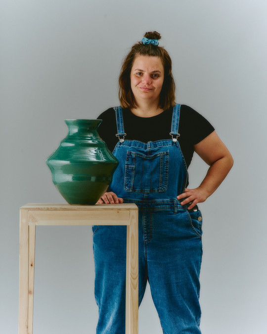 Photo of #1 Big Green Vase + Anna Holm by Peter Winter 