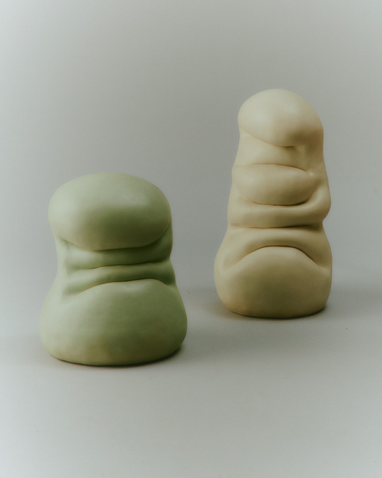 Two ceramic sculputres