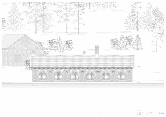 Maskinverkstaden - opstalt 1:50