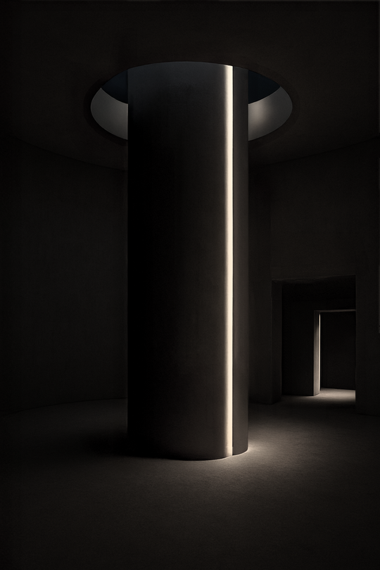 SKYLIGHT COLUMNS / NIGHT
