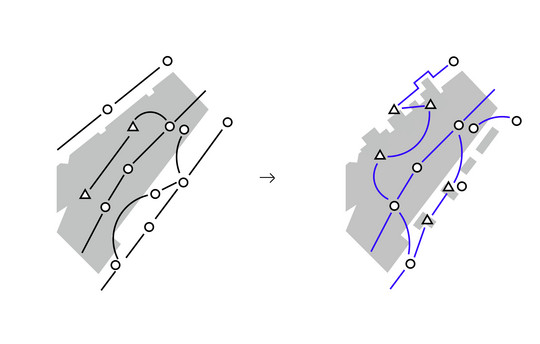 Design diagram: industrial edge to intertidal habitat