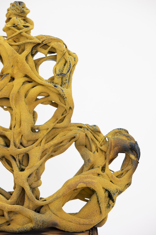 Glass Sculpture Overgrowth